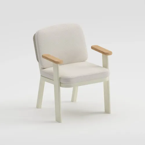 TIDE Table & SKY Armchair Dining Set | Frozen
