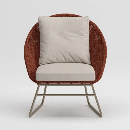 TUKA Living Chair | Terracotta